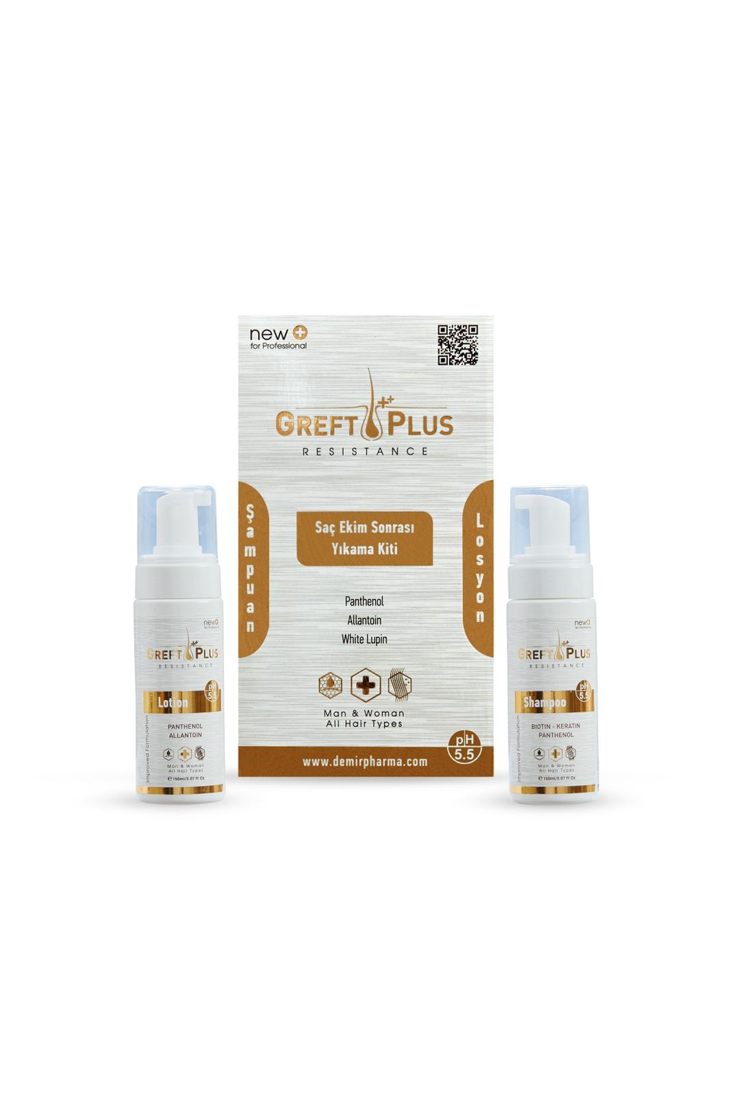Greft Plus Saç Ekim Sonrası Yıkama Kiti